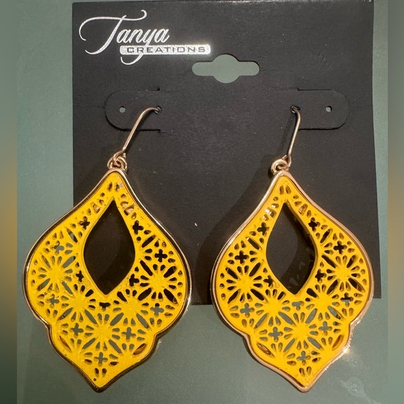 High-End Department Store Designer One of Kind Statement Earrings - Picture 2 of 4